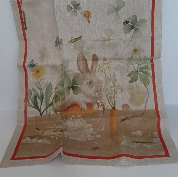 Tessitura Toscana Telerie 100% Linen 18" x 67" Table Runner - Picture 8 of 16